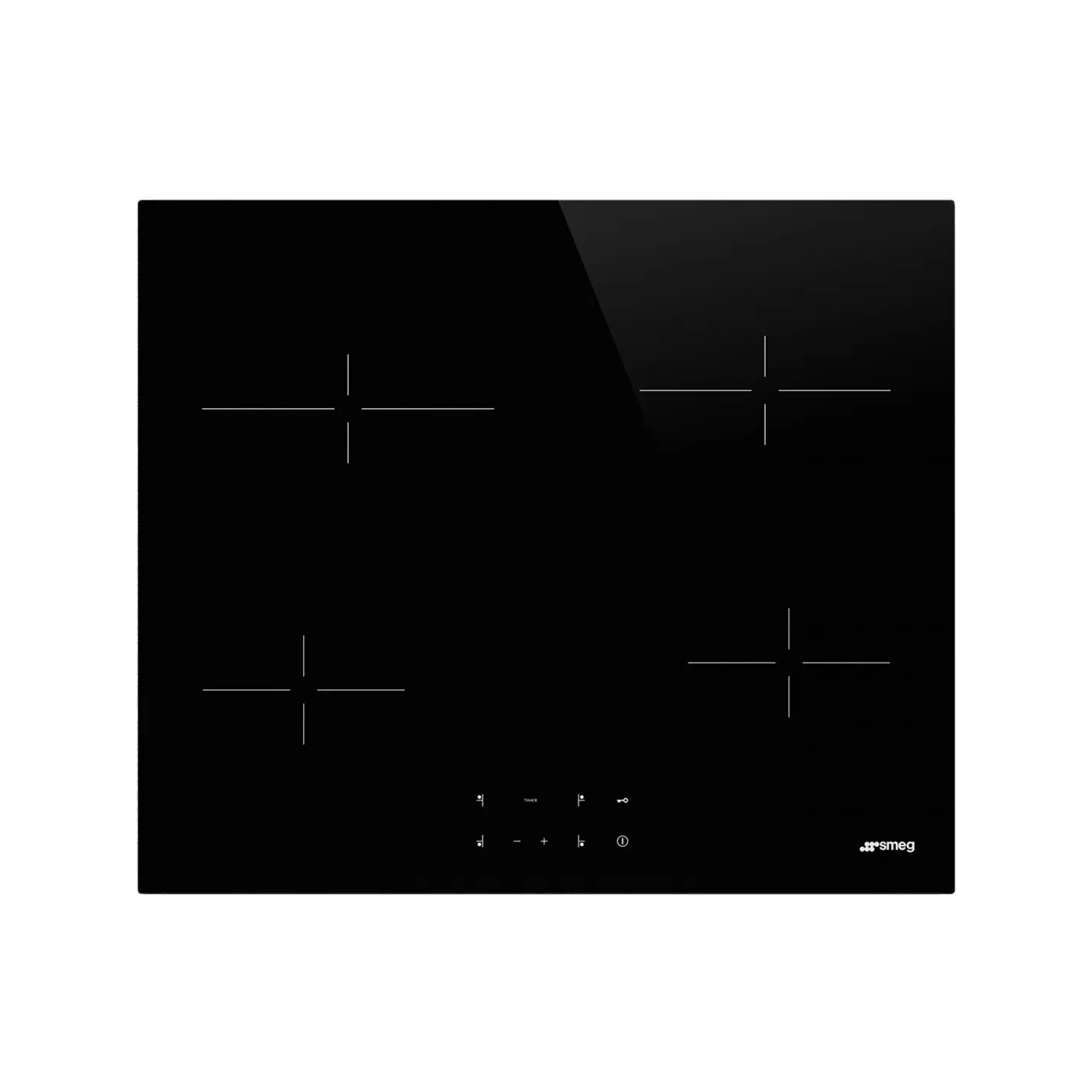 Plaque vitrocéramique Smeg SE264TD2 4 foyers 60 cm | Nimestore