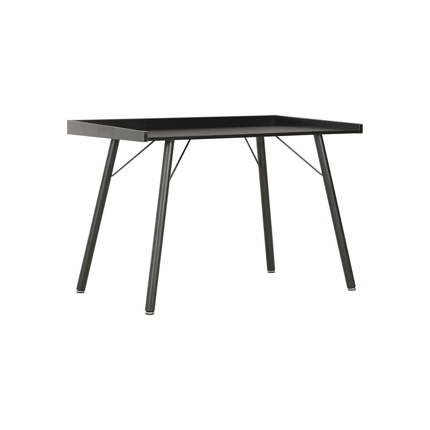 Bureau Noir 90x50x79 cm