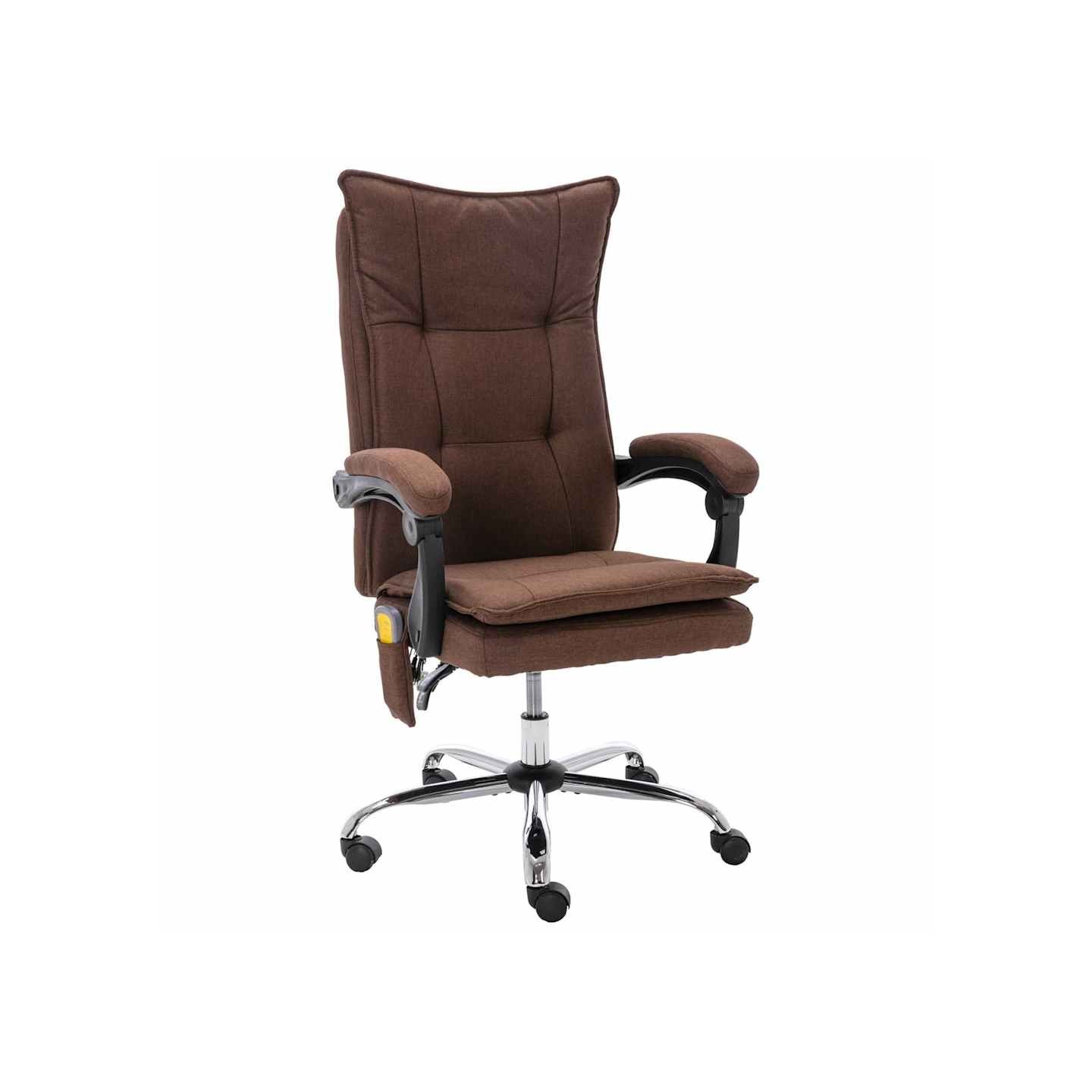 Chaise de bureau de massage Marron Tissu