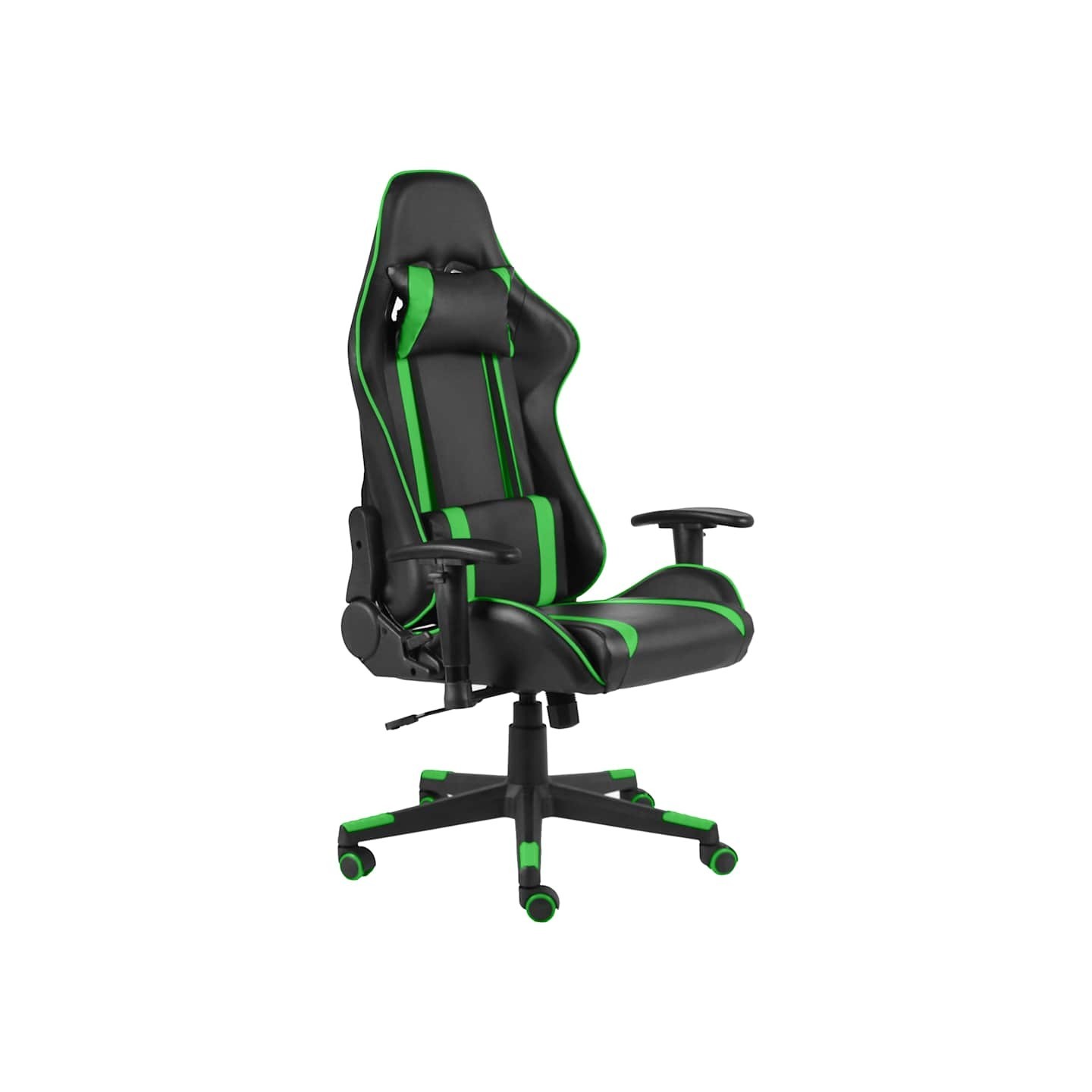 Chaise de jeu pivotante Vert PVC
