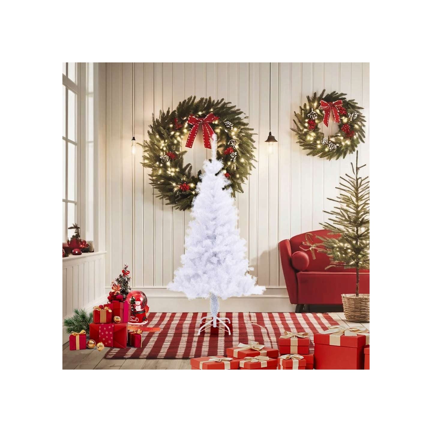 Arbre de Noël artificiel avec support 150 cm 380 branches