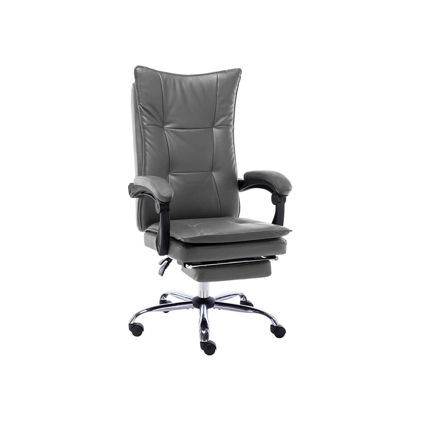 Chaise de bureau Anthracite Similicuir