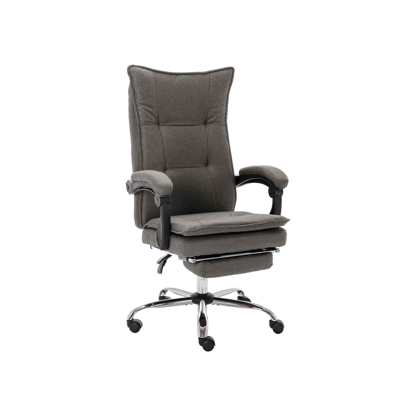 Chaise de bureau Gris Tissu