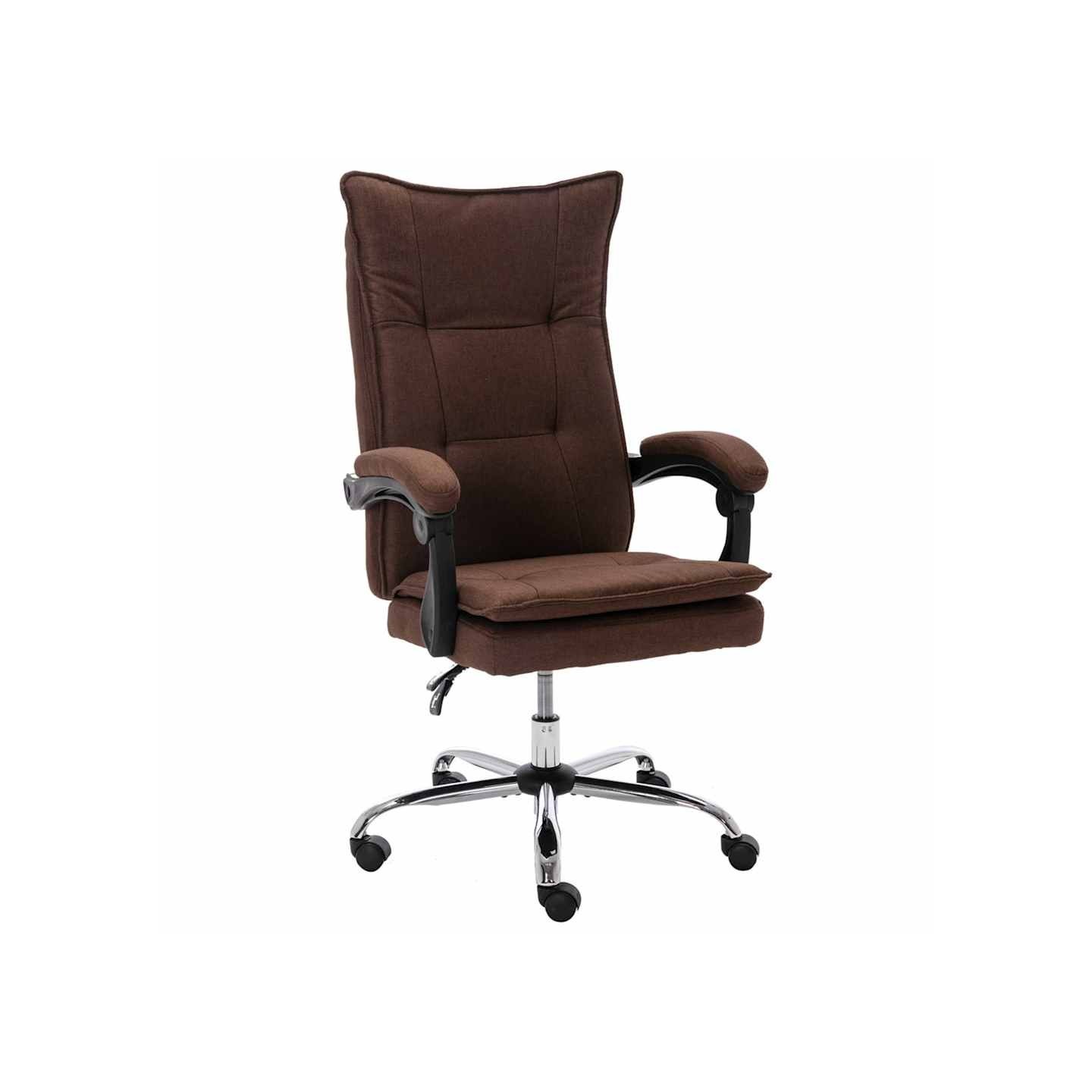 Chaise de bureau Marron Tissu