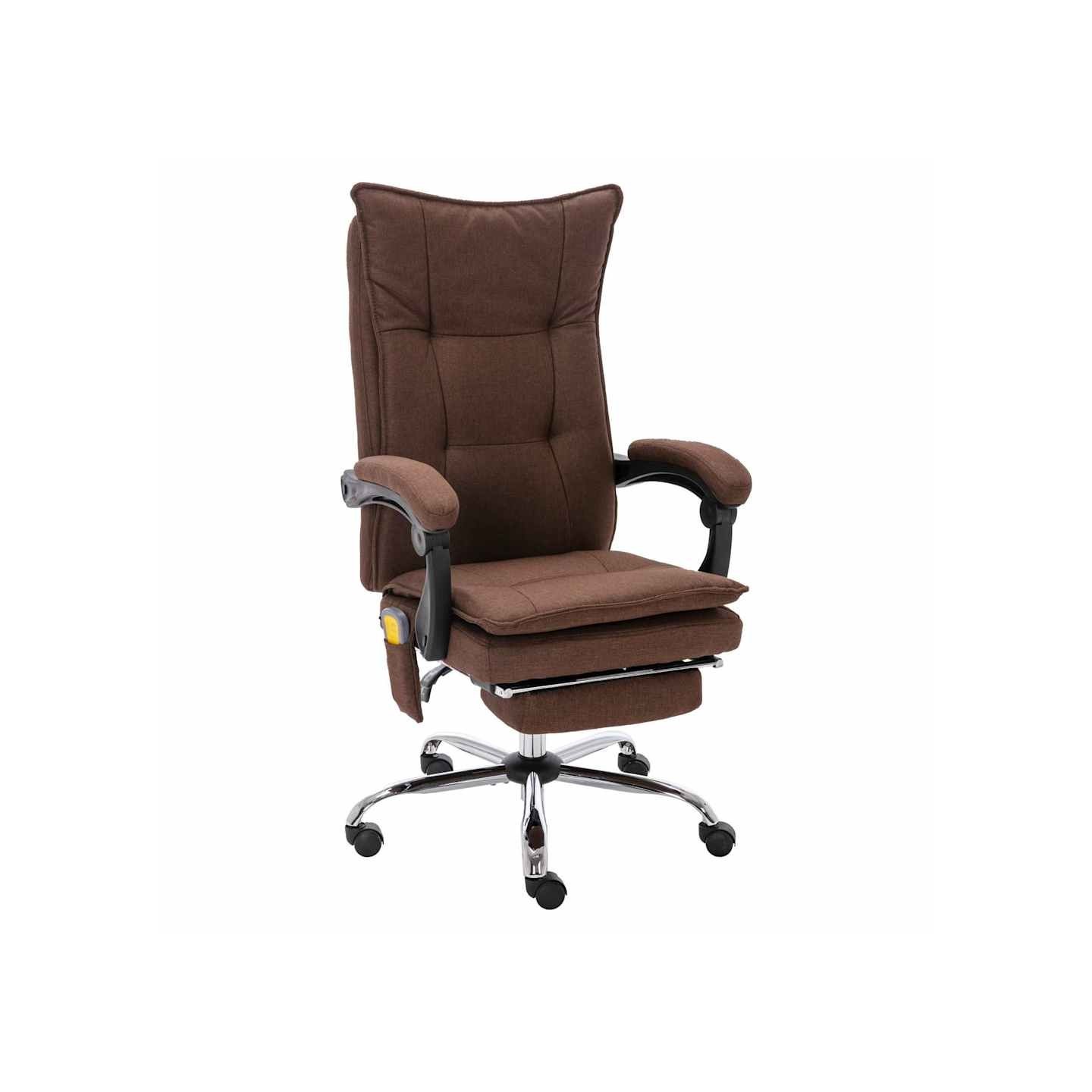 Chaise de bureau de massage Marron Tissu