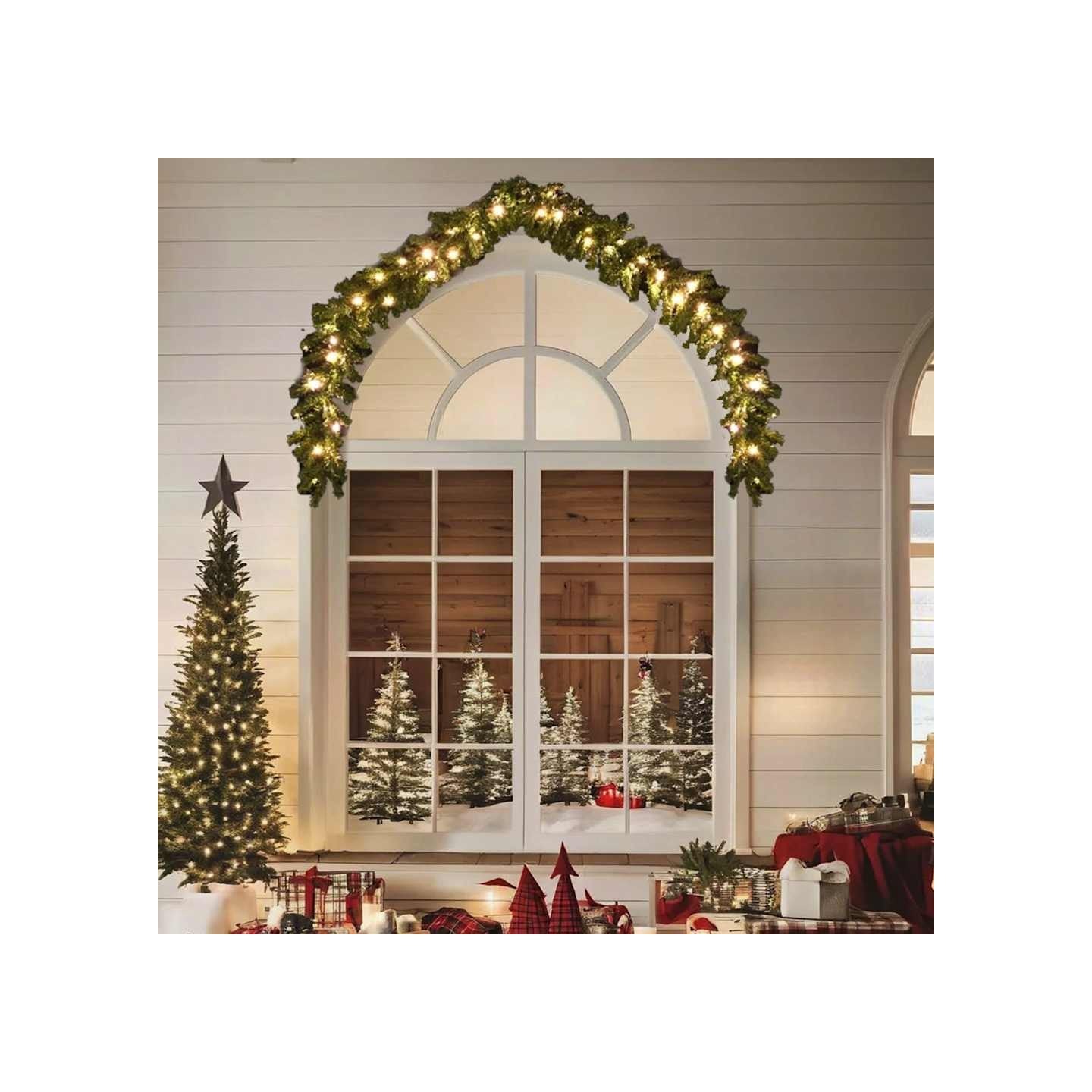 Guirlande de Noël avec lumières LED 5 m