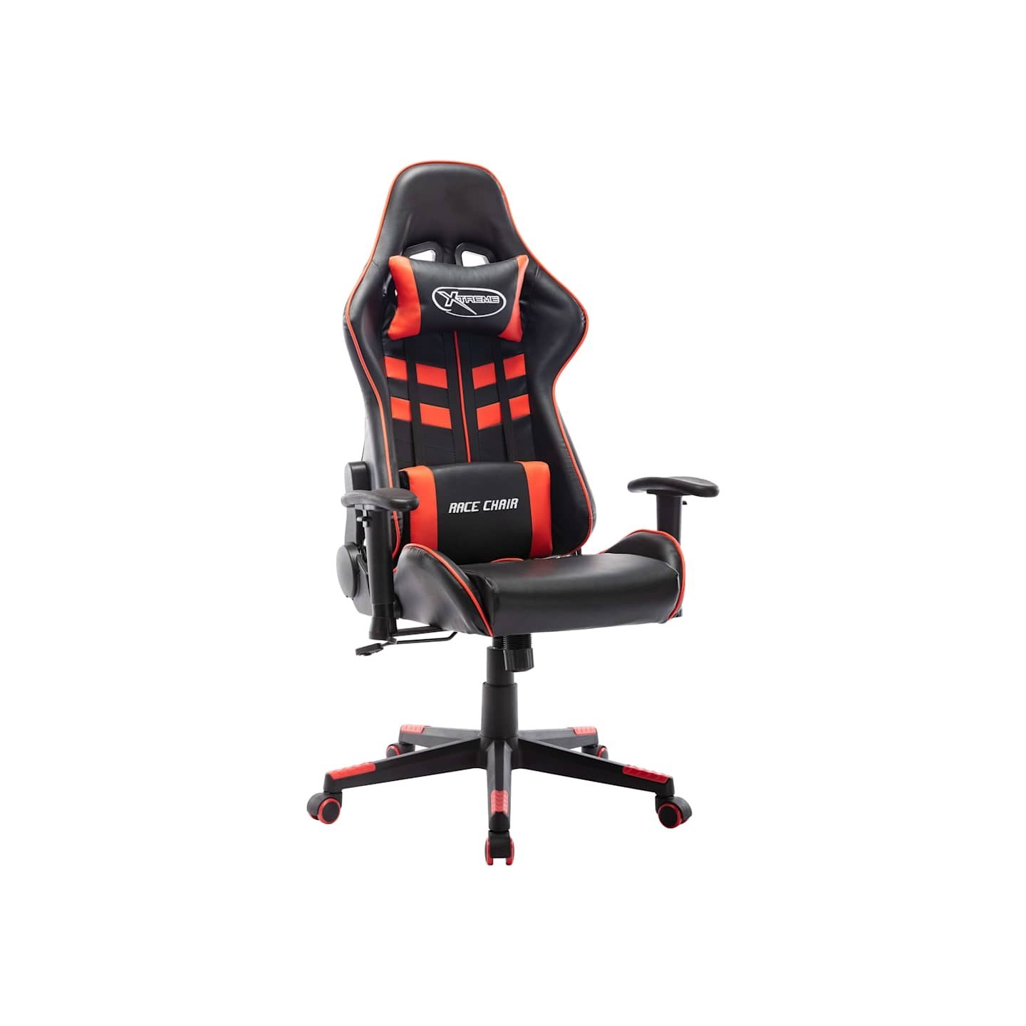 Chaise de jeu Noir et rouge Cuir artificiel