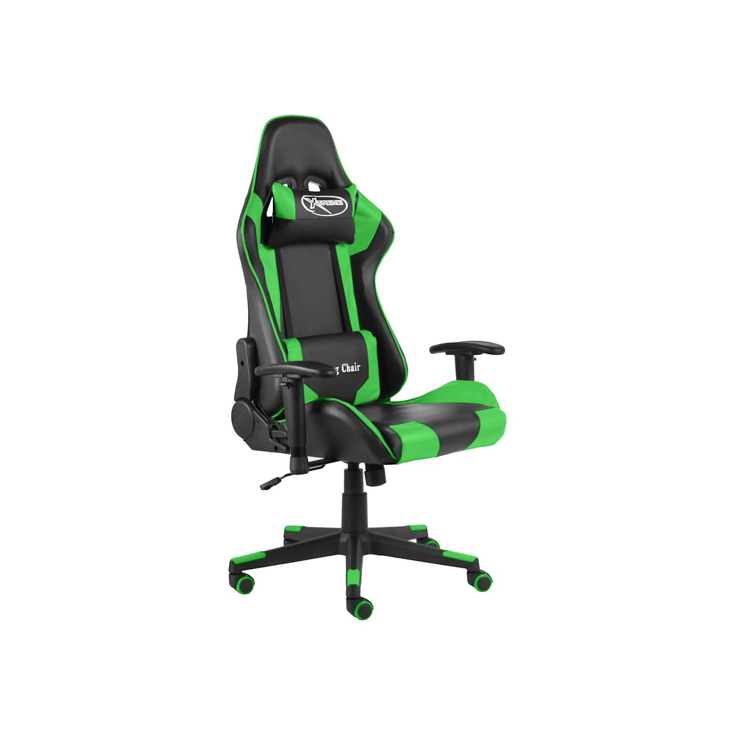 Chaise de jeu pivotante Vert PVC
