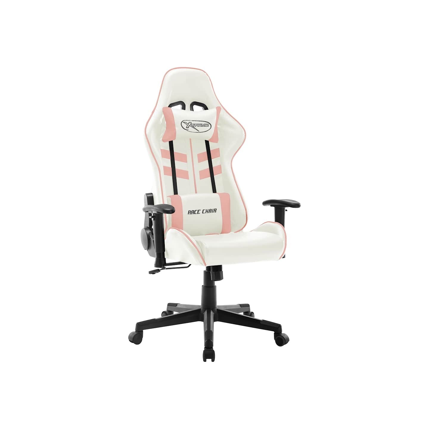 Chaise de jeu Blanc et rose Cuir artificiel