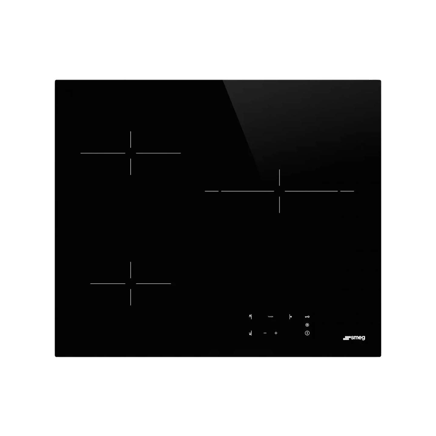 Plaque vitrocéramique Smeg SE263TD2 3 foyers 60 cm | Nimestore