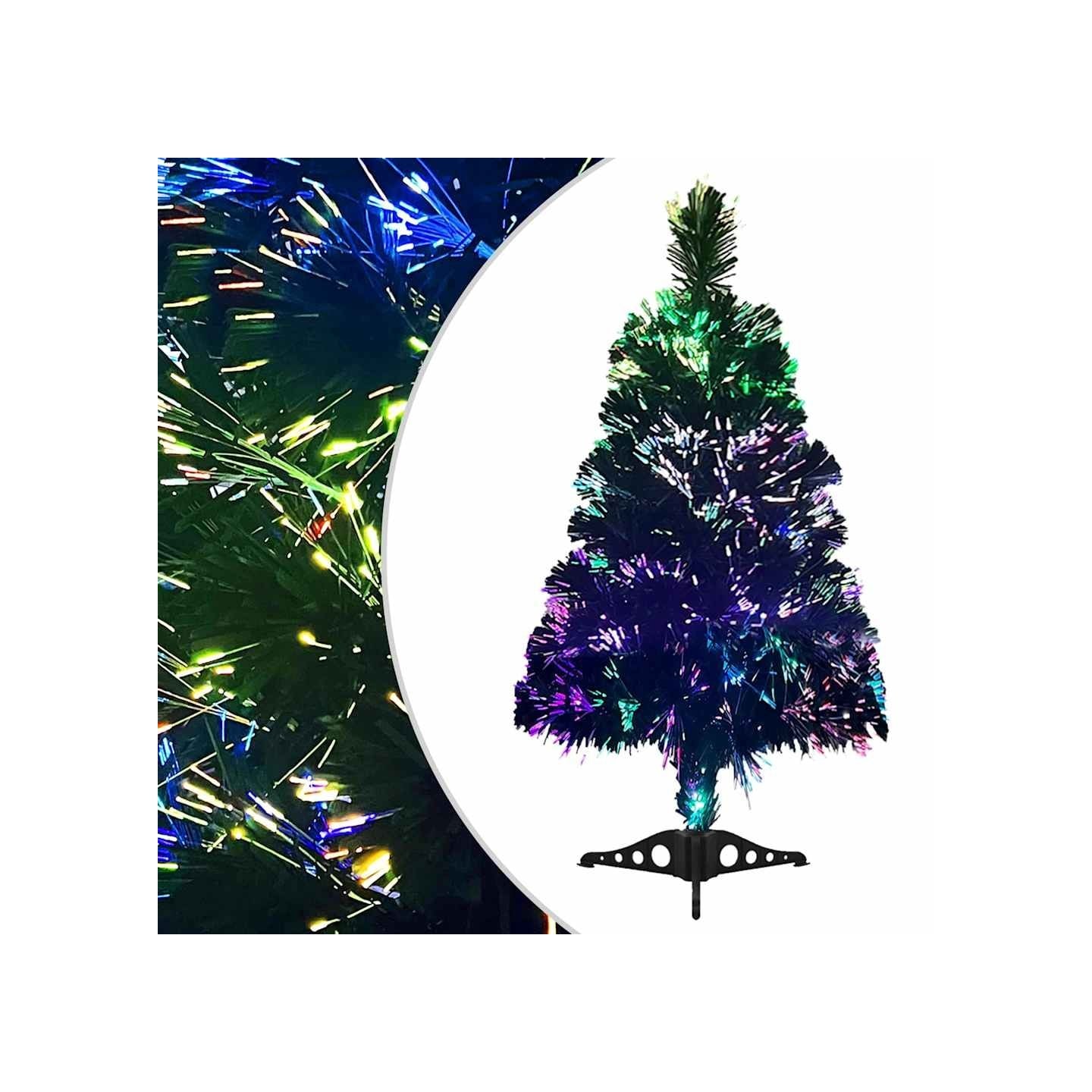 Arbre de Noël artificiel Fibre optique 64 cm Vert