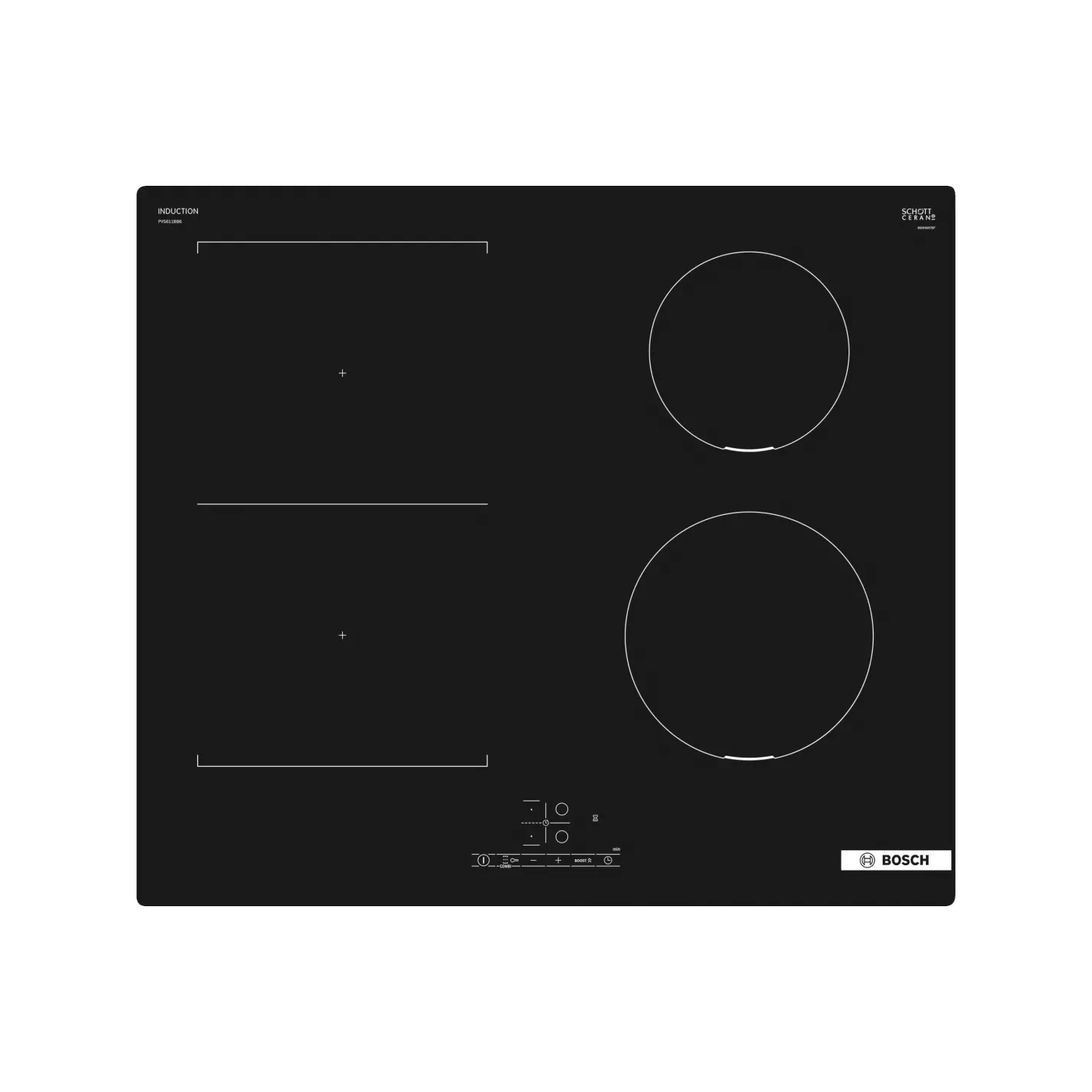 Plaque de cuisson Bosch PVS611BB6E induction 4 foyers | Nimestore
