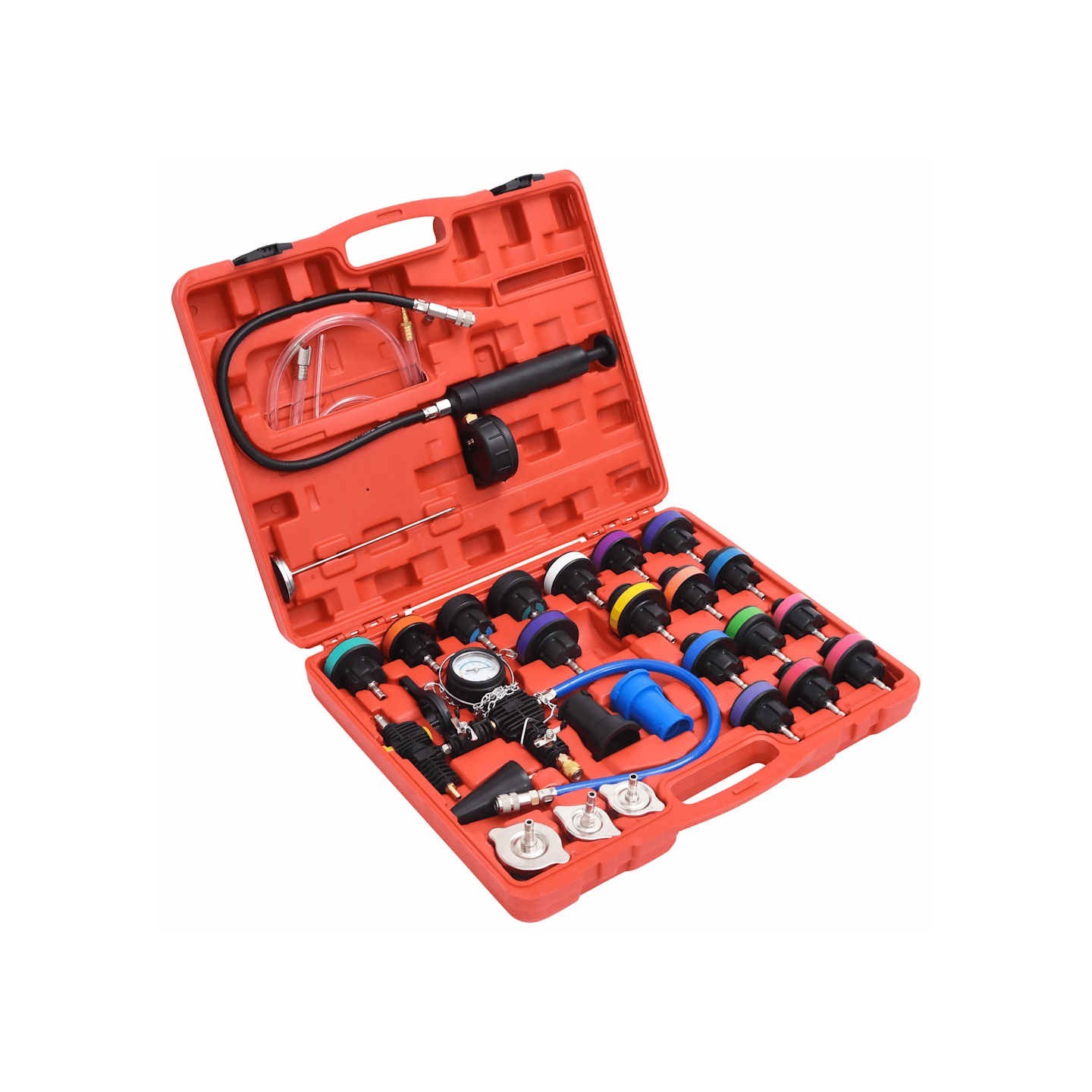 Kit de testeur de pression du radiateur 28 pcs