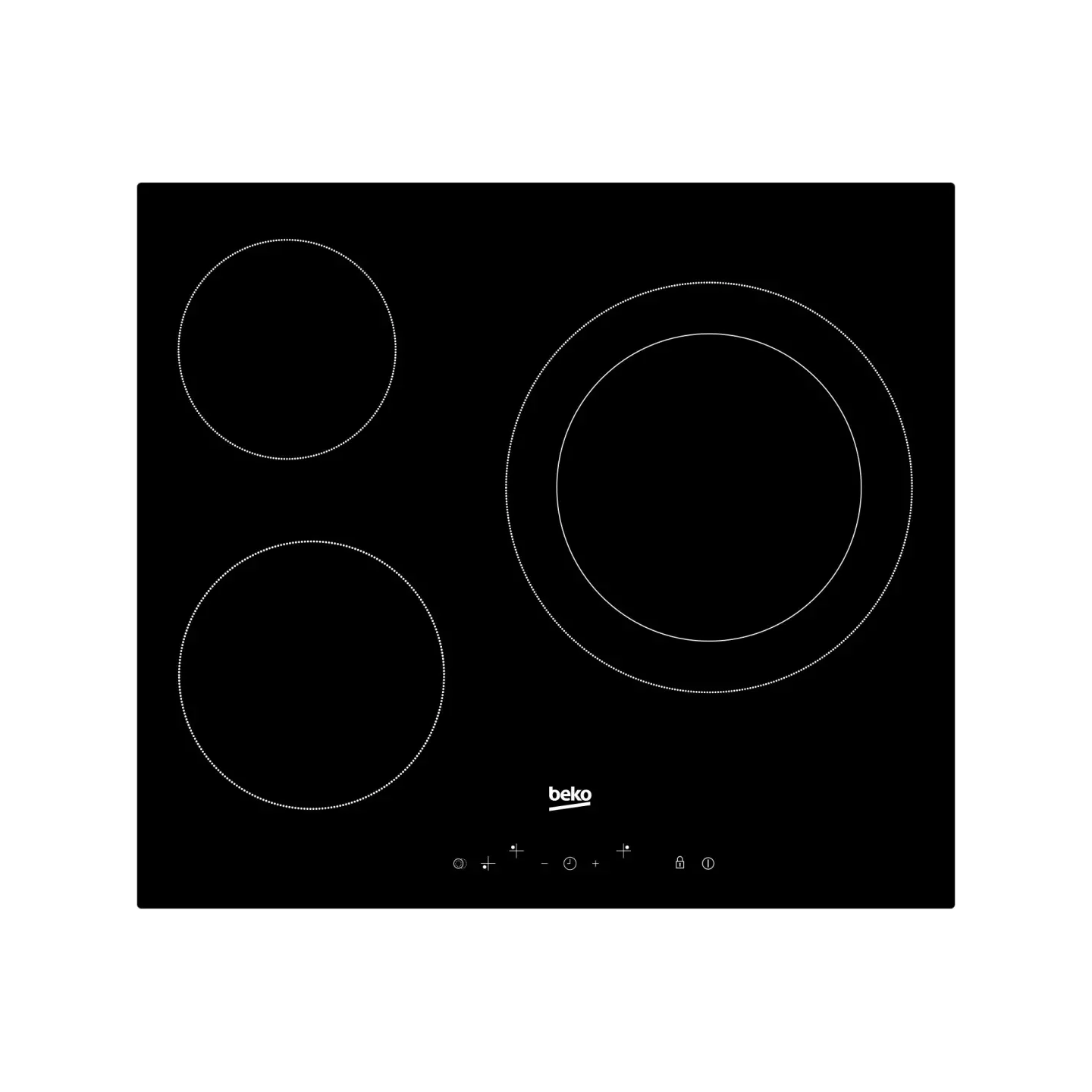 Plaque vitrocéramique Beko HIC 63402 T 3 foyers | Nimestore