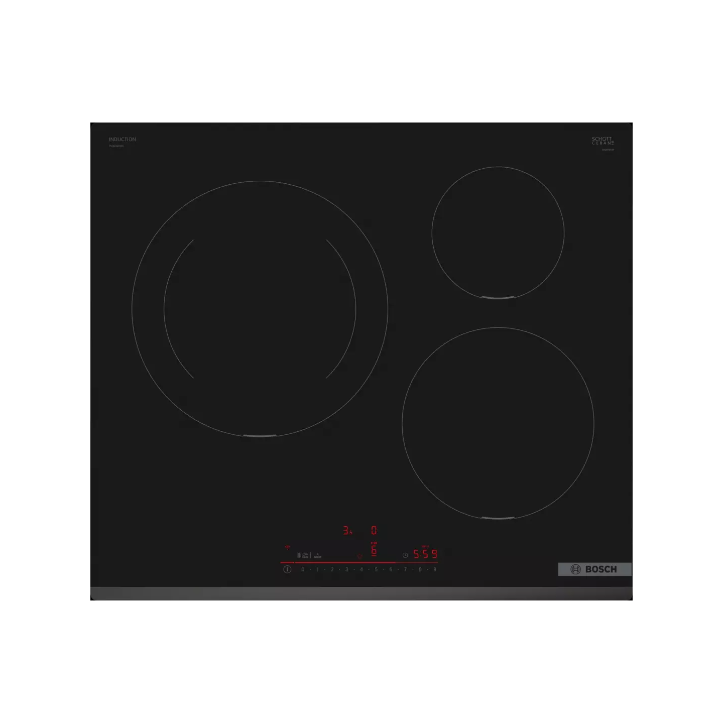 Plaque de cuisson Bosch PIJ631HB1E induction 3 foyers | Nimestore