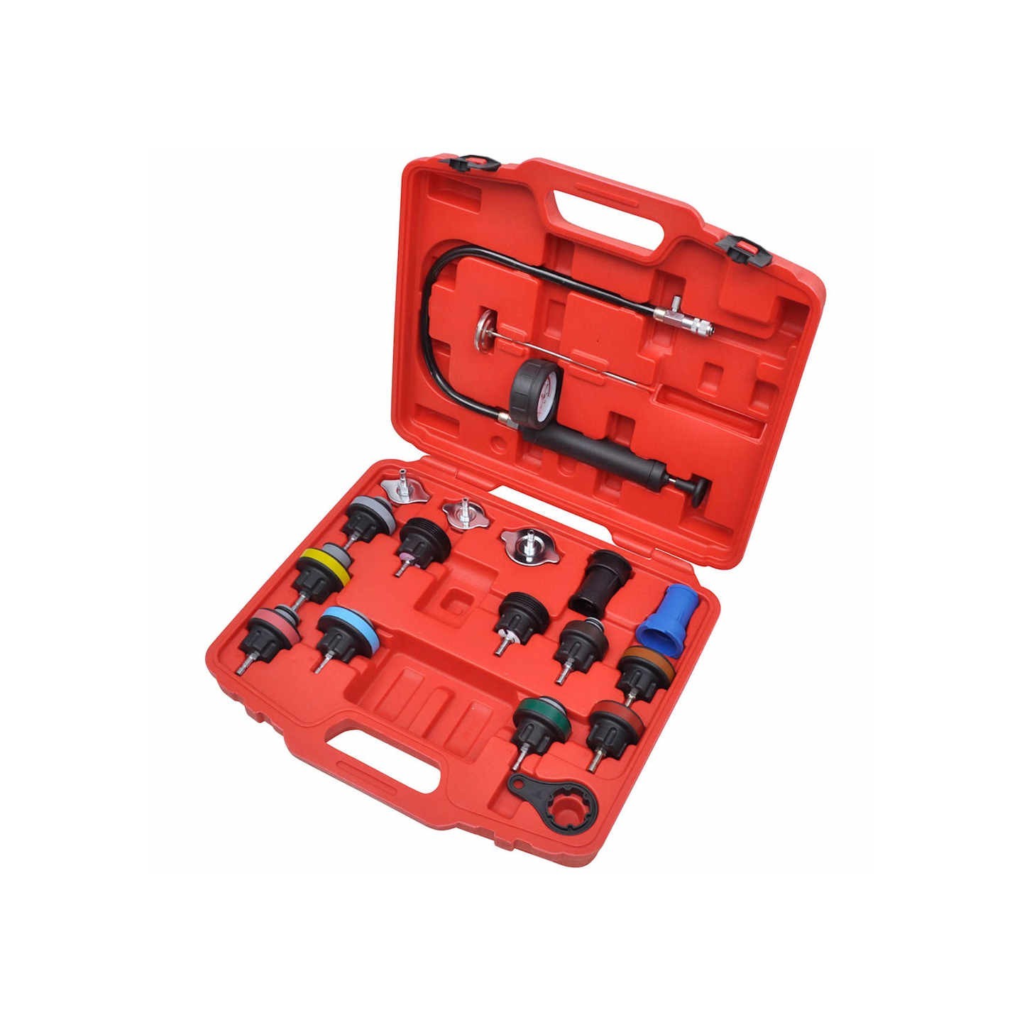 Kit de testeur de pression du radiateur 18 pcs