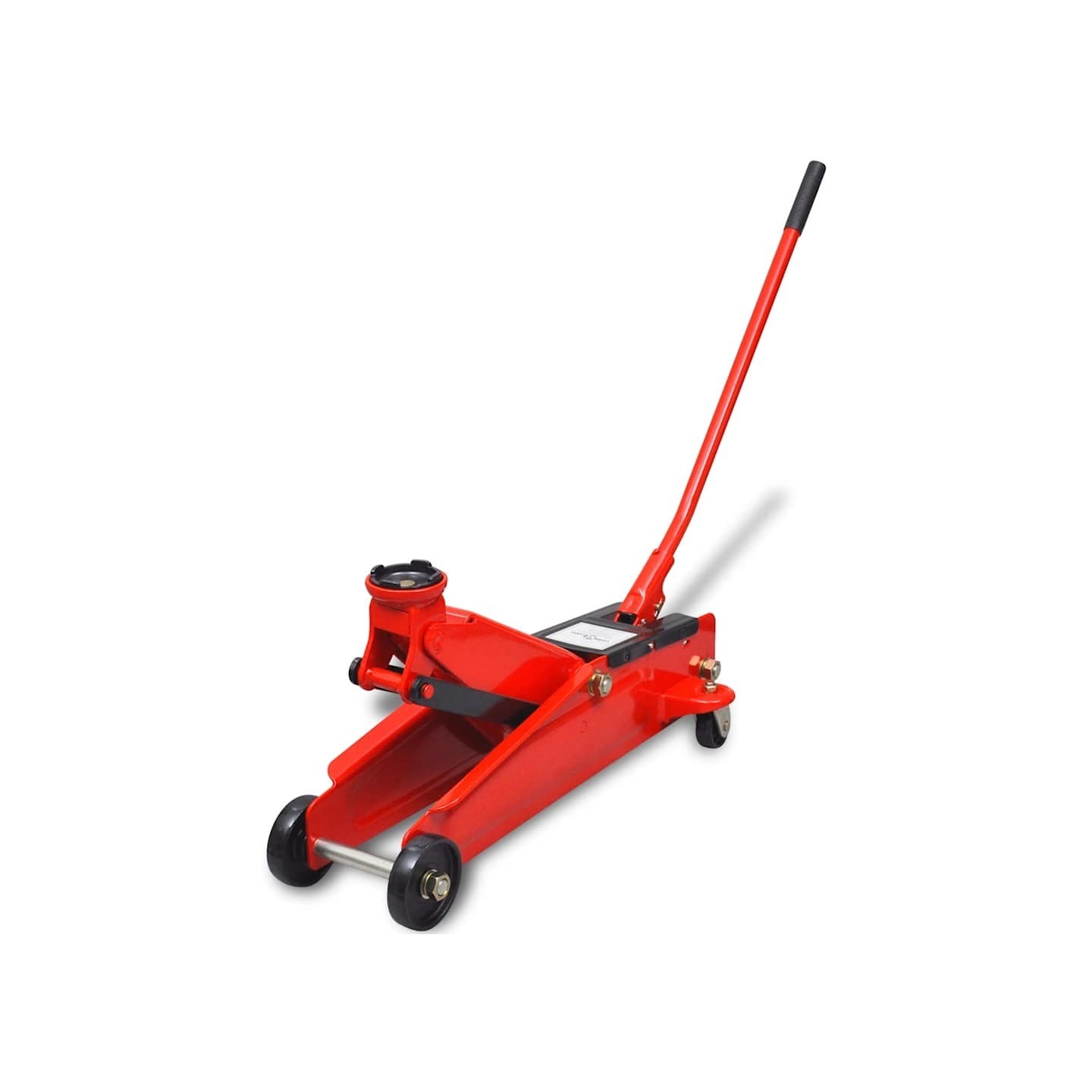 Cric de plancher hydraulique à profile bas 3 tonnes Rouge