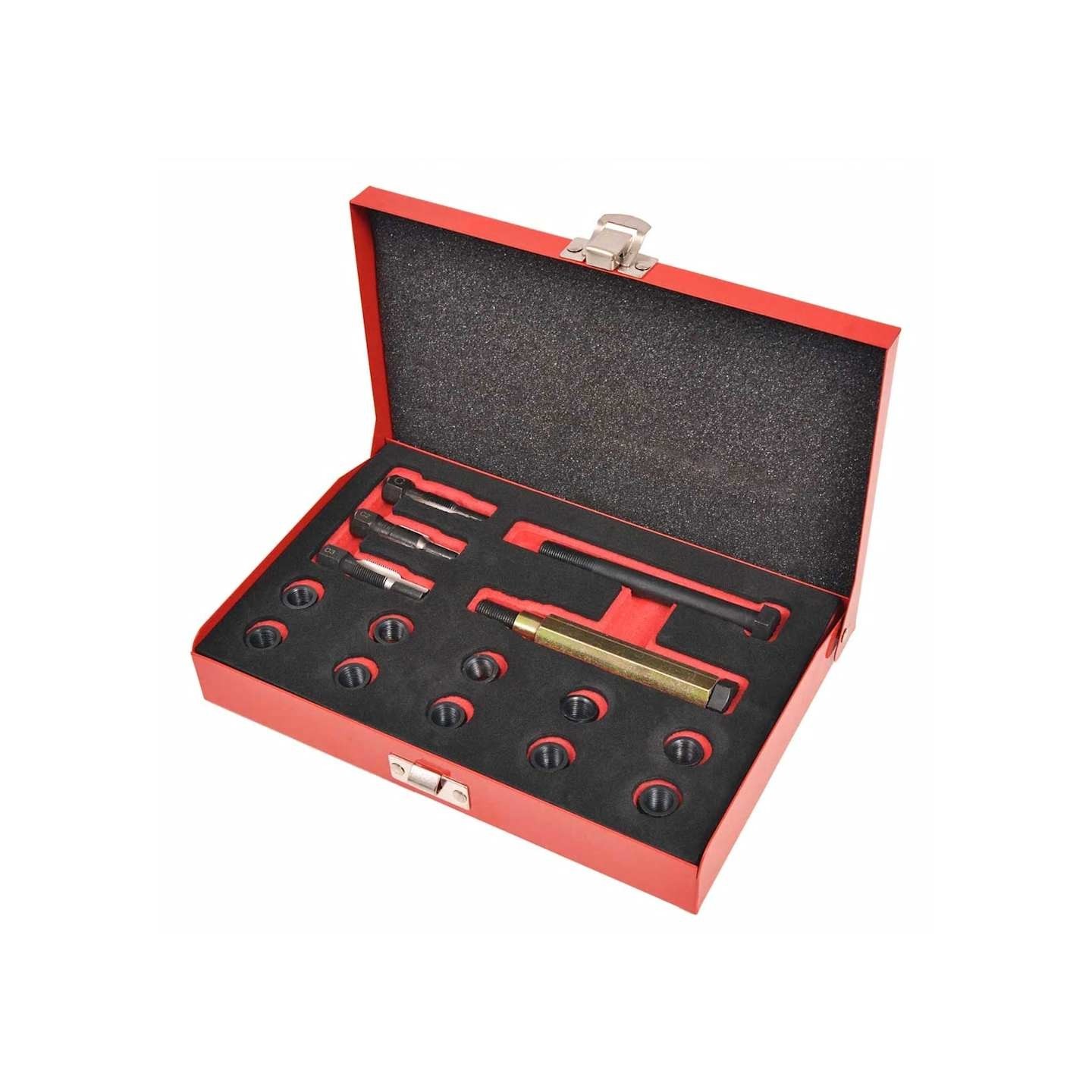 Kit réparation filetage bougie de préchauffage 15 pcs M10x1,0mm