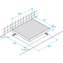 Plaque vitrocéramique Beko HIC 64100 4 foyers manettes | Nimestore
