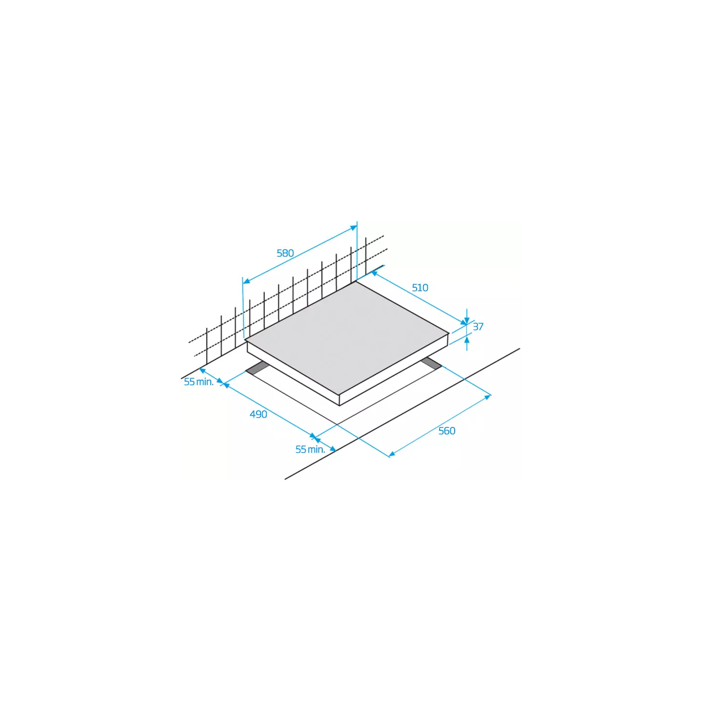 Plaque vitrocéramique Beko HIC 64100 4 foyers manettes | Nimestore