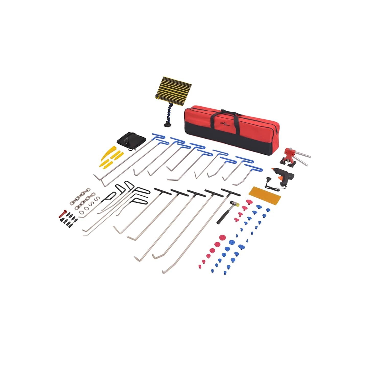 Kit de débosselage sans peinture 87 pcs Acier inoxydable