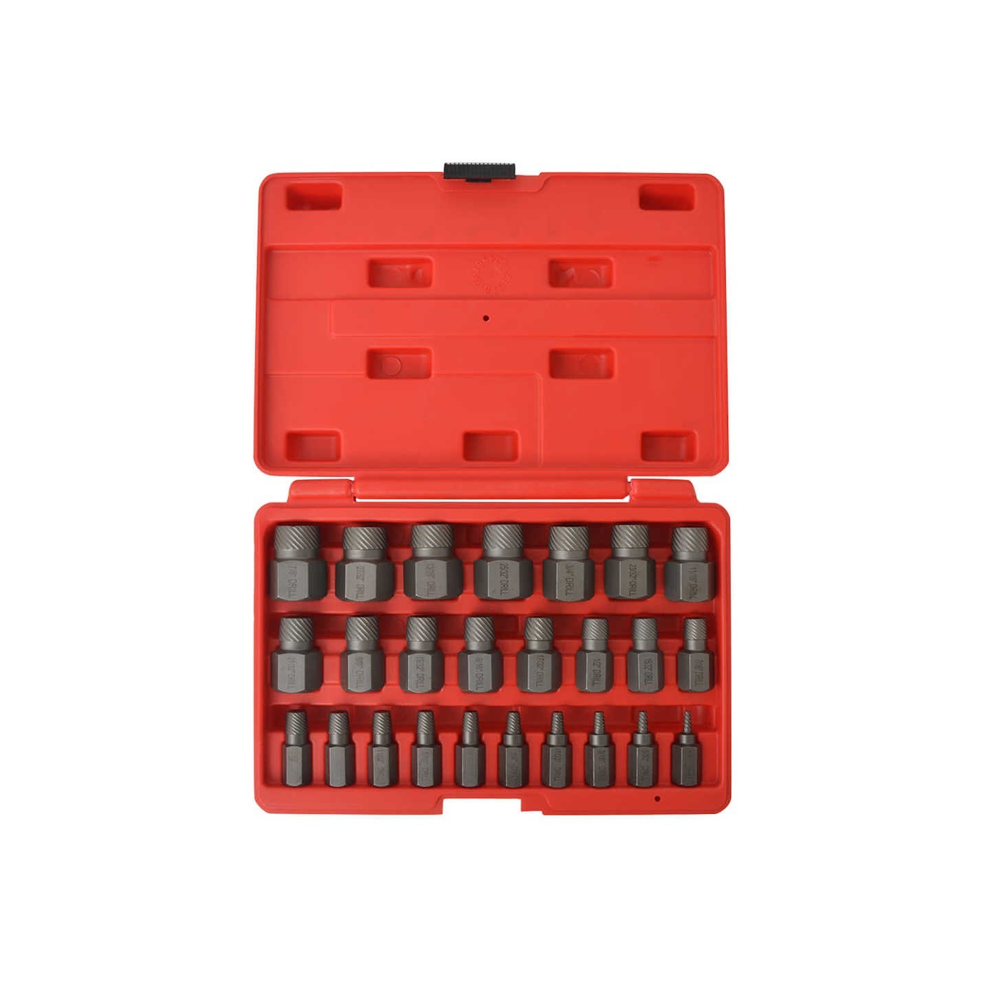 Kit d'extracteurs de vis à cannelures multiples Acier 25 pièces