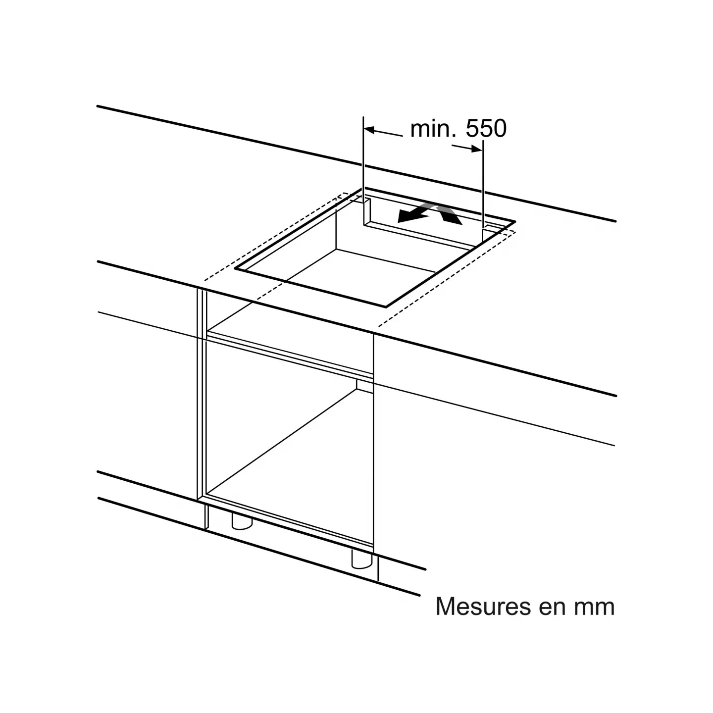 Plaque de cuisson Bosch PIJ631HB1E induction 3 foyers | Nimestore
