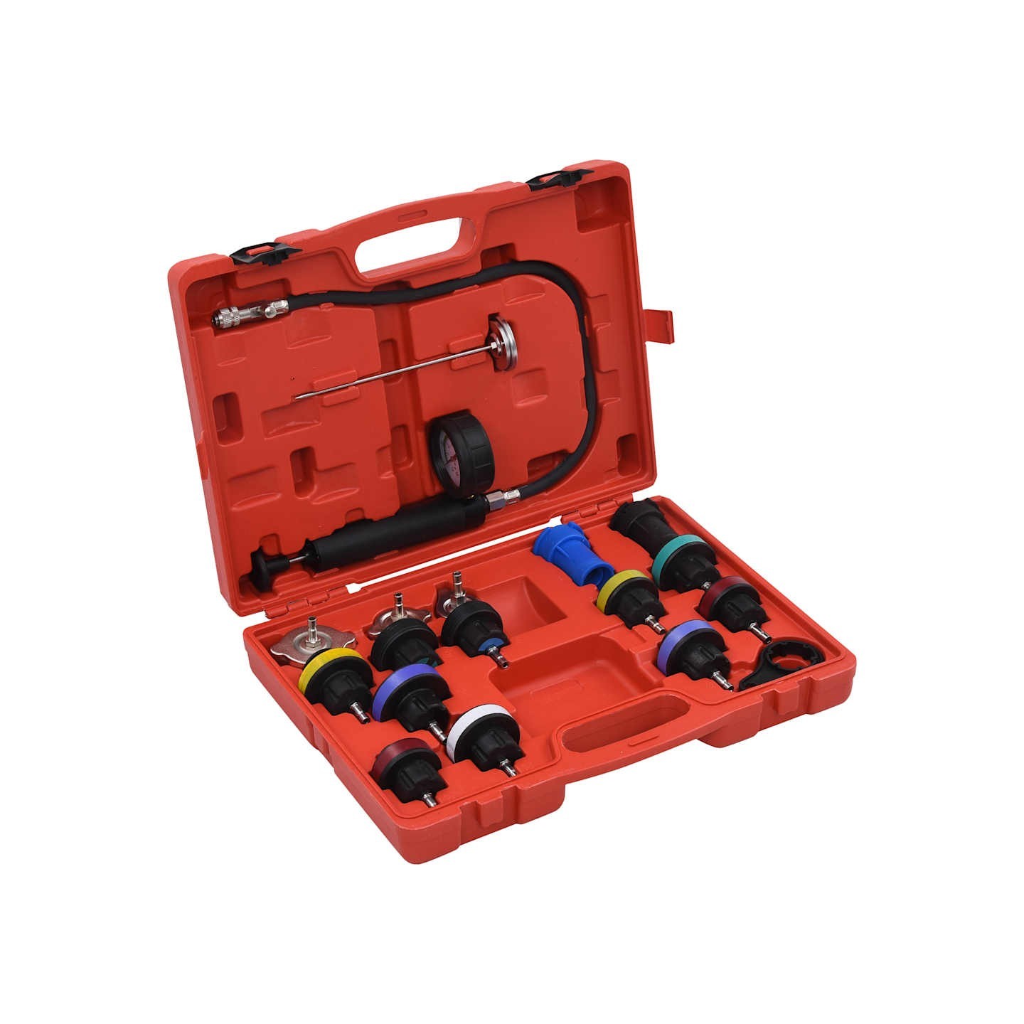 Testeur de pression pour refroidissement et bouchon 18 pcs
