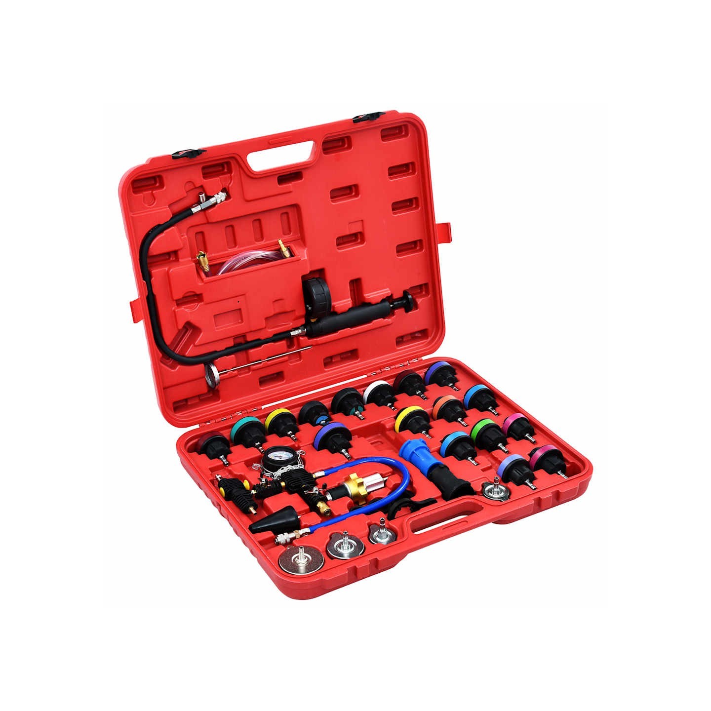 Testeur de pression pour refroidissement et bouchon 28 pcs
