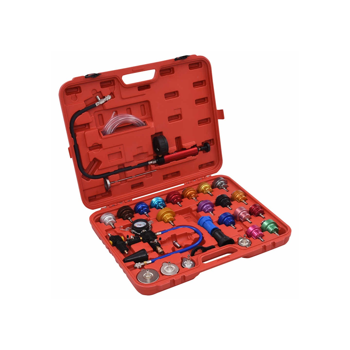 Testeur de pression pour refroidissement et bouchon 28 pcs