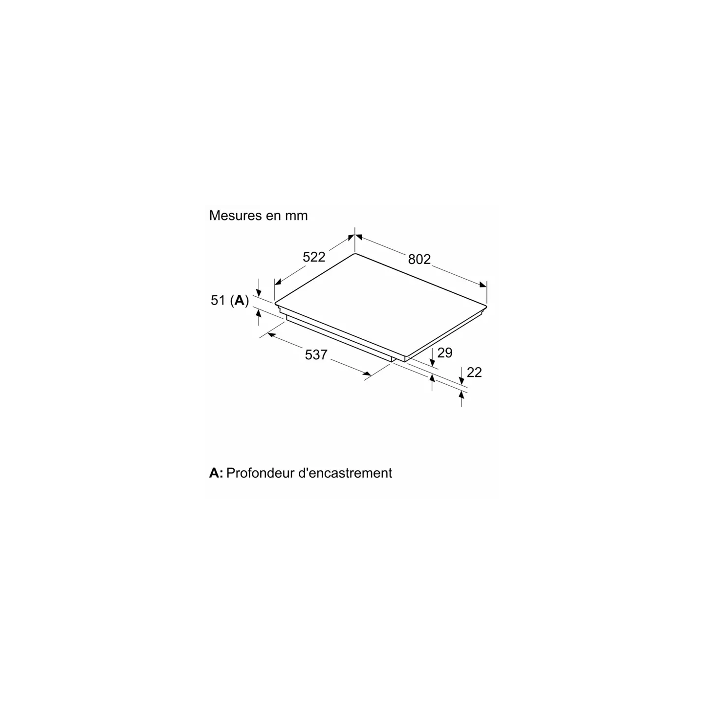 Plaque induction Bosch PVS831HC1E 80 cm Home Connect | Nimestore