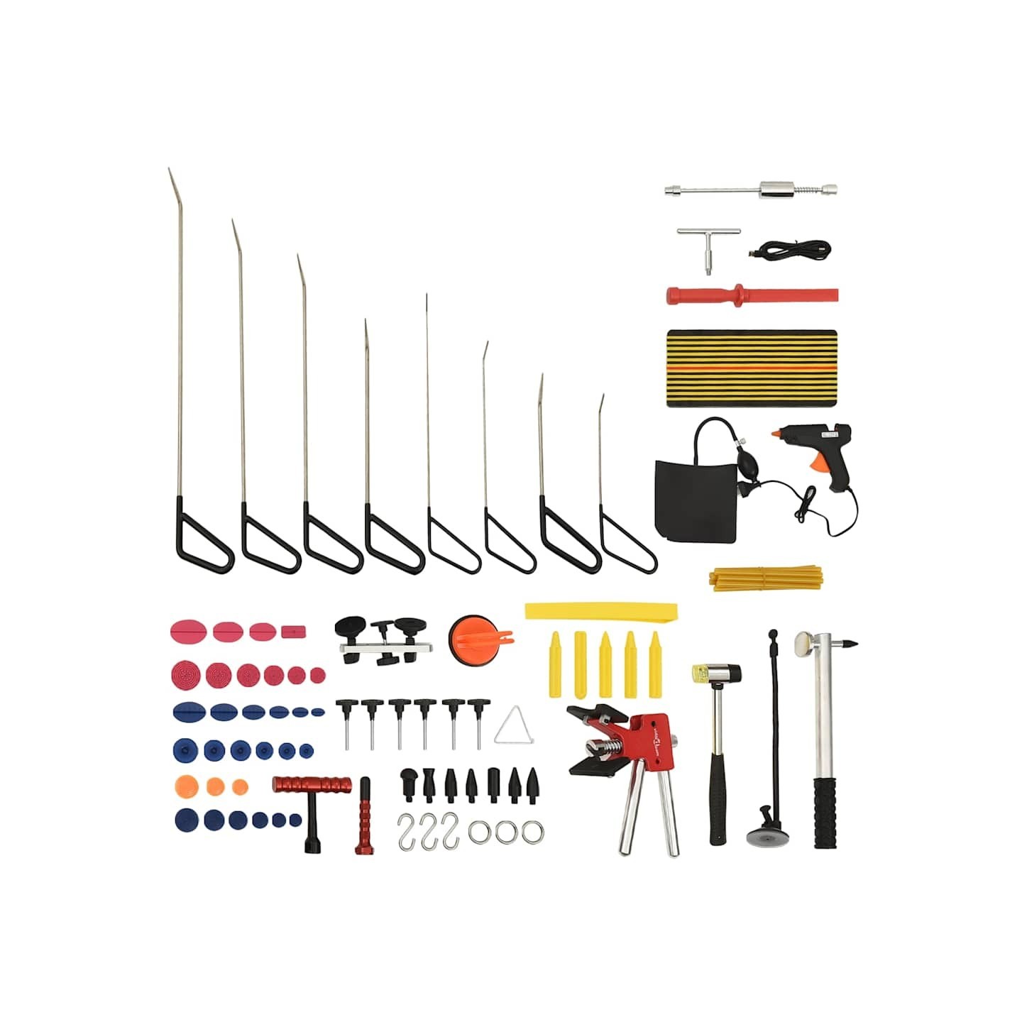 Kit d'outils de débosselage sans peinture 75 pcs