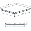 Plaque vitrocéramique Beko HIC64403T 4 foyers | Nimestore
