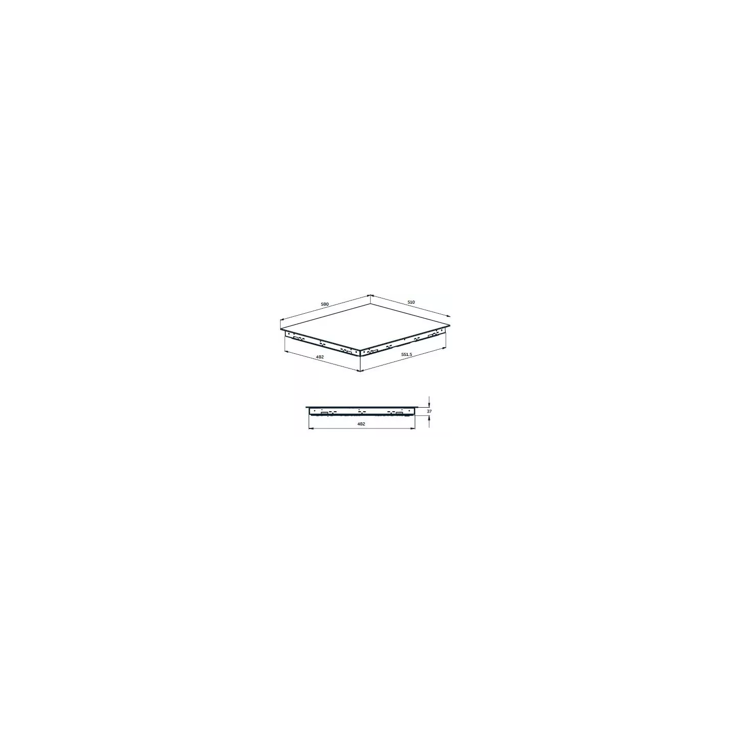 Plaque vitrocéramique Beko HIC64403T 4 foyers | Nimestore