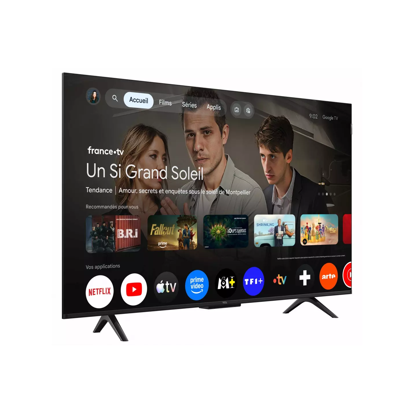 TV QLED TCL 55P79L 55" 4K Google TV | Nimestore