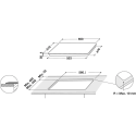Plaque induction Whirlpool WLB 4265 BFIXL FlexiCook | Nimestore