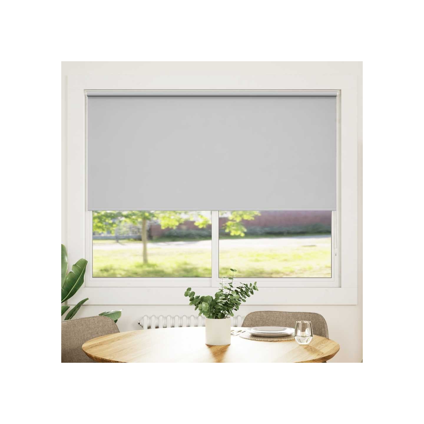 Store enrouleur occultant 164,4x175 cm tissu de 160 cm gris