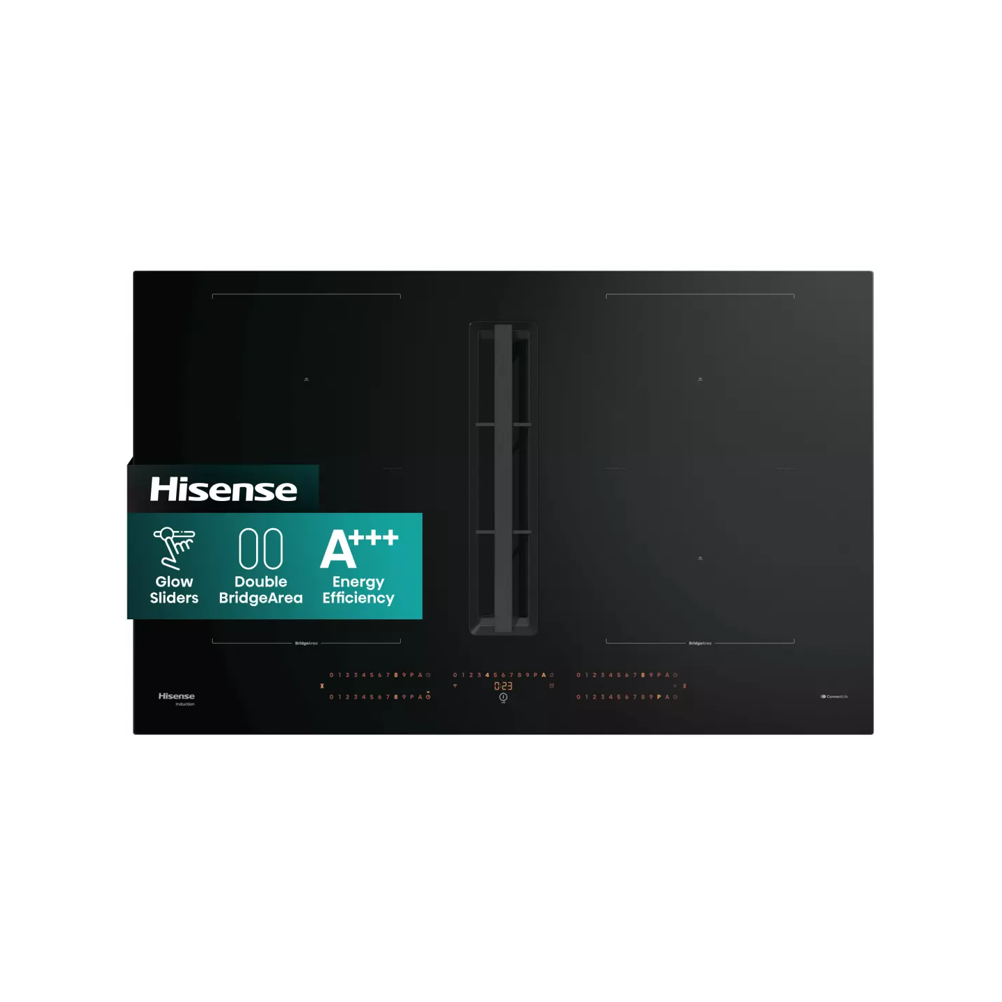 Plaque induction aspirante Hisense HEH8443BSCWF1 83 cm | Nimestore