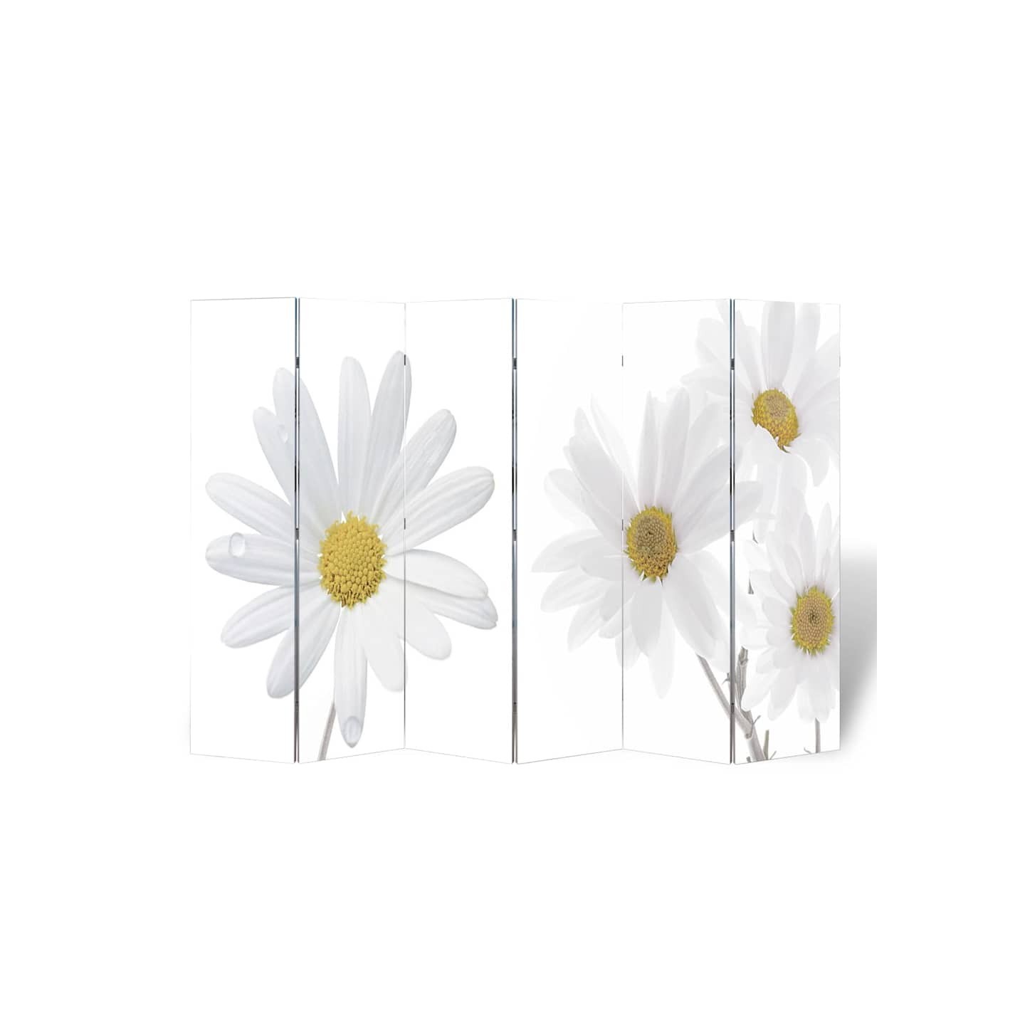 Cloison de séparation pliable 217x170 cm Fleur