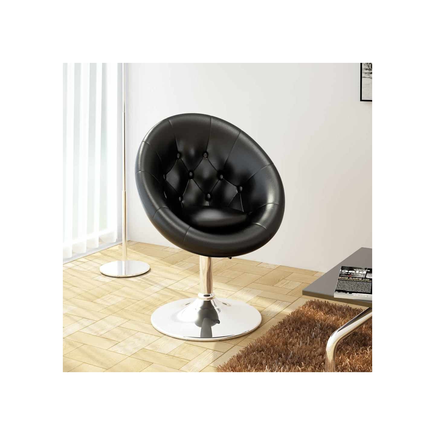Tabouret de bar Noir Similicuir