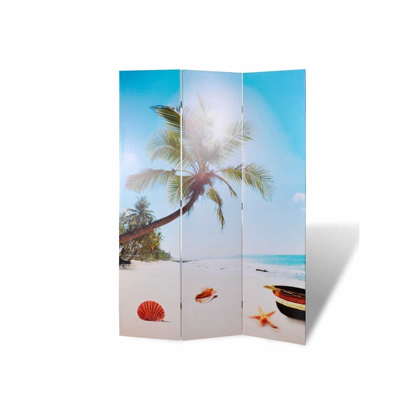 Cloison de séparation pliable 120 x 170 cm Plage