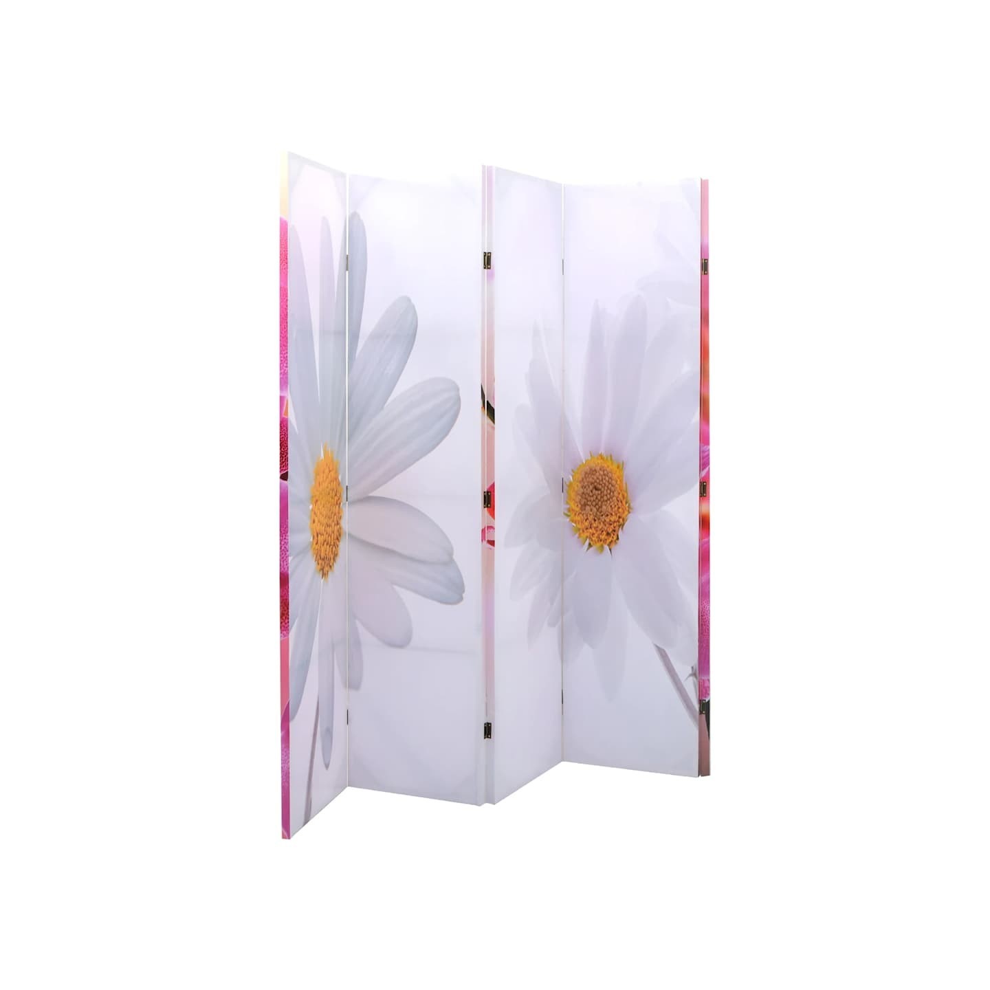 Cloison de séparation pliable 200 x 170 cm Fleur