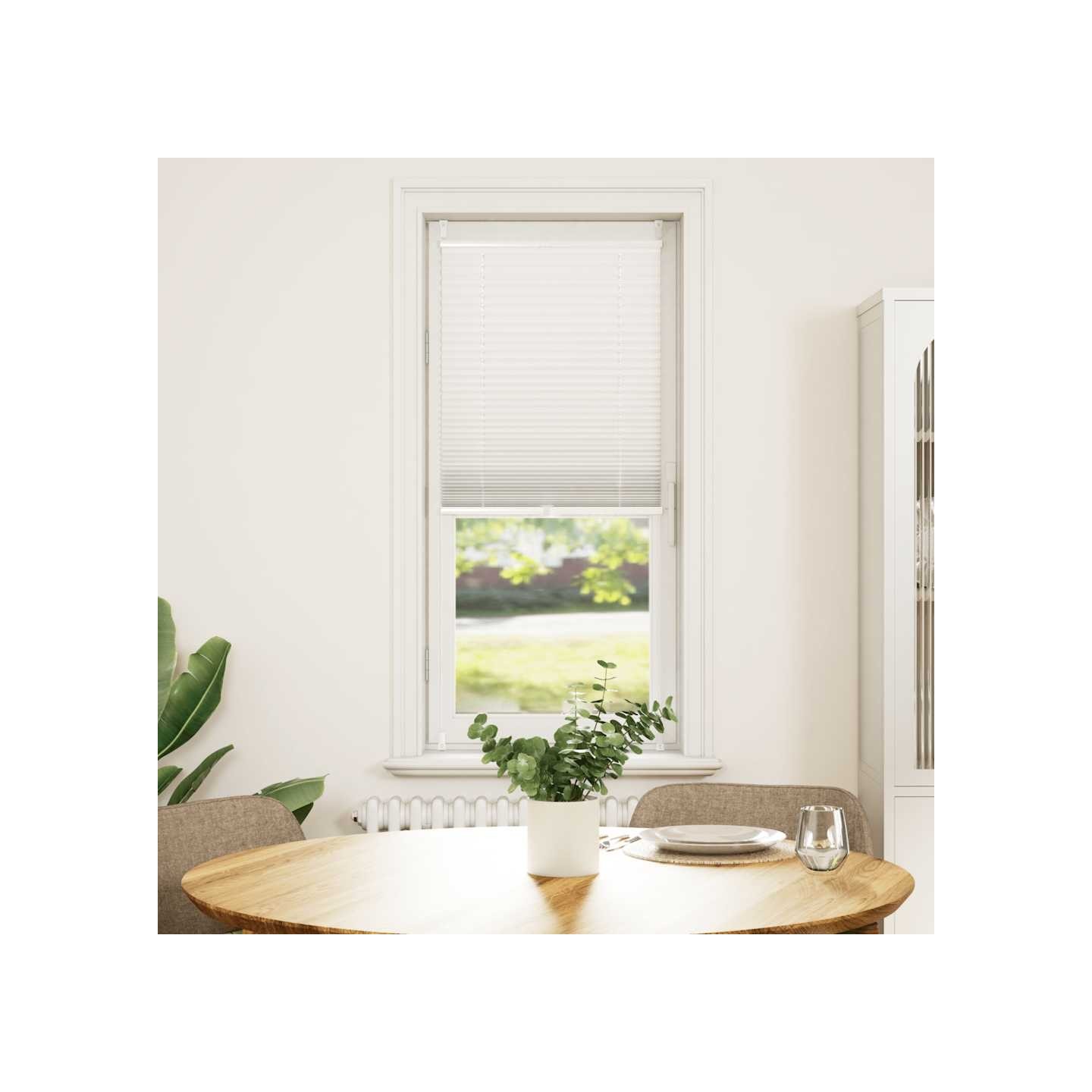 Store plissé 60x125 cm Blanc