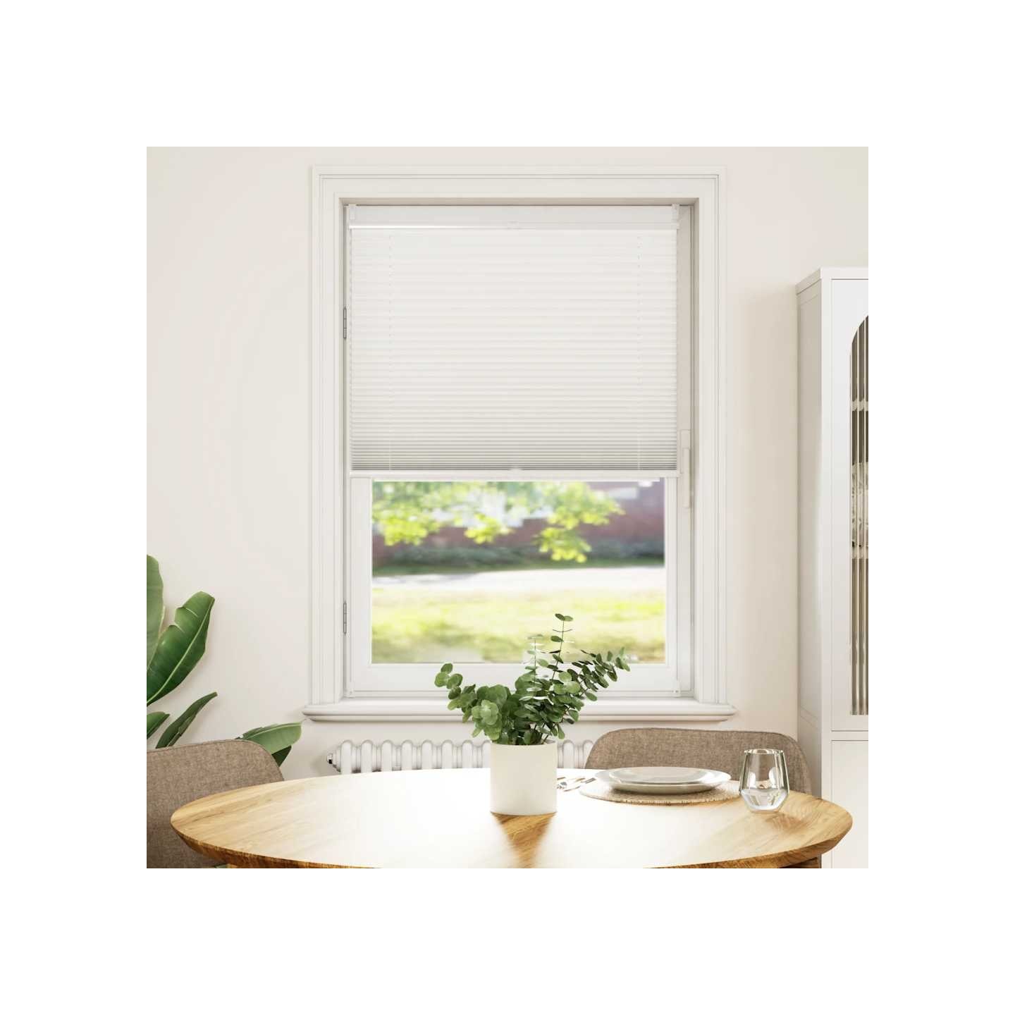 Store plissé 70x100 cm Blanc