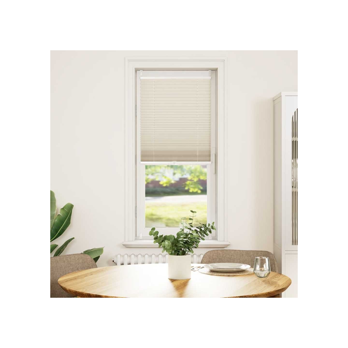 Store plissé 40x150 cm Crème