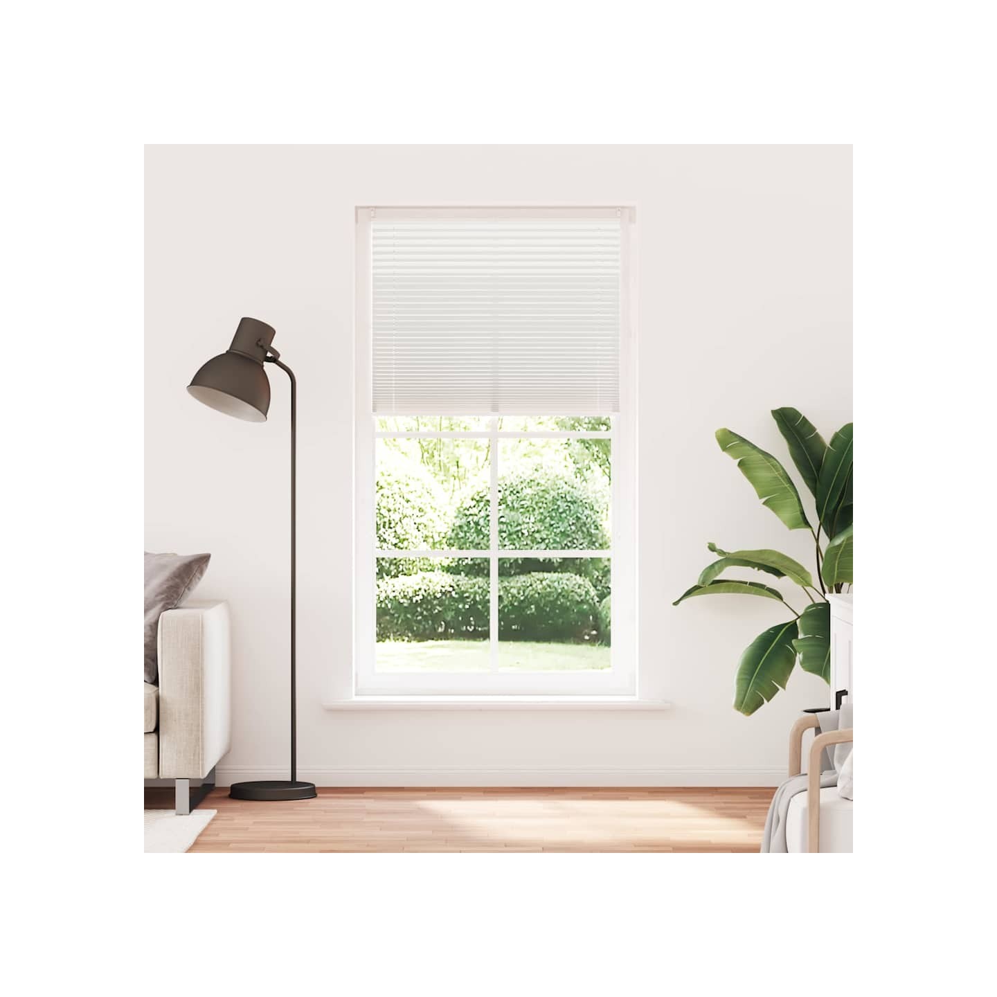 Store plissé 110x200 cm Blanc