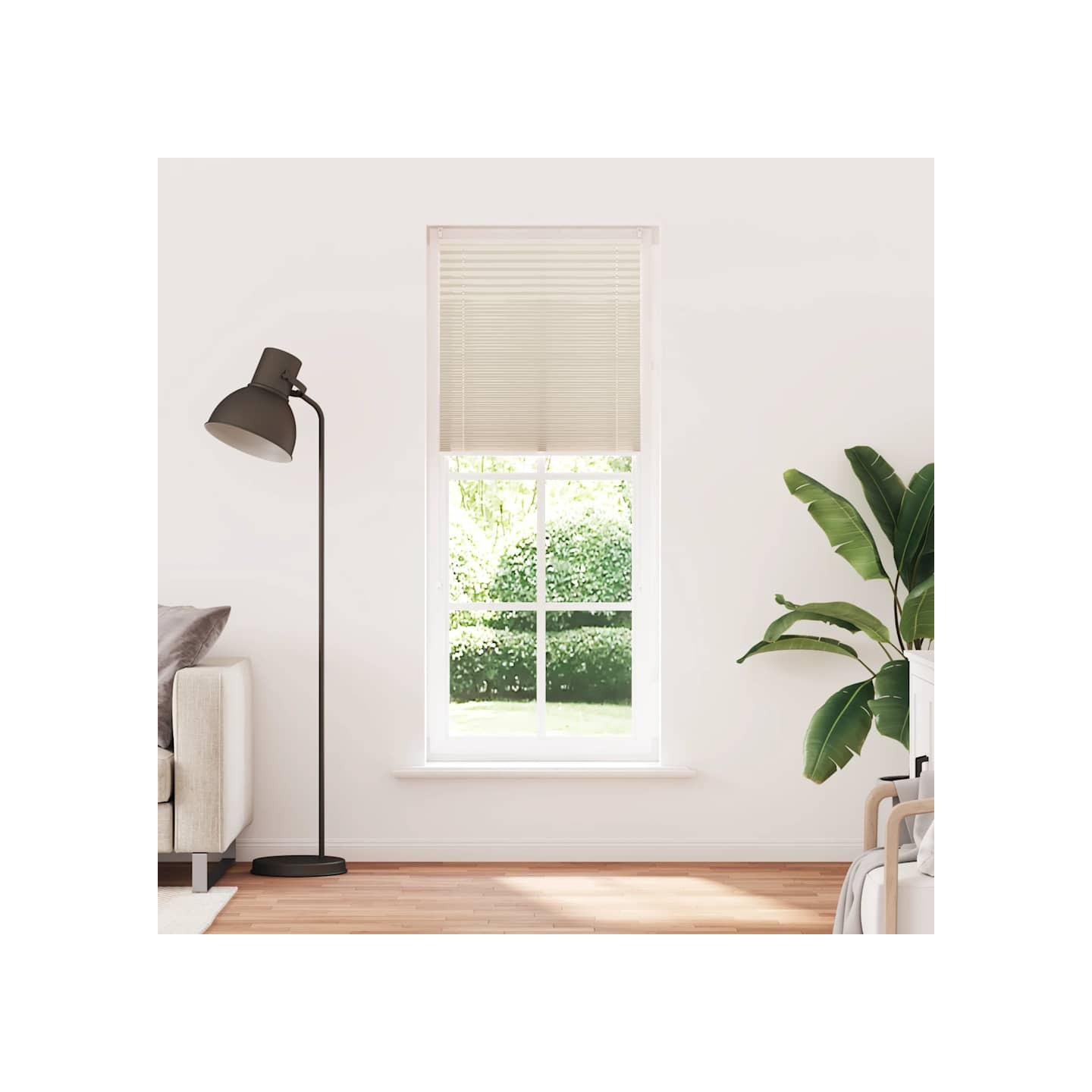 Store plissé 70x200 cm Crème