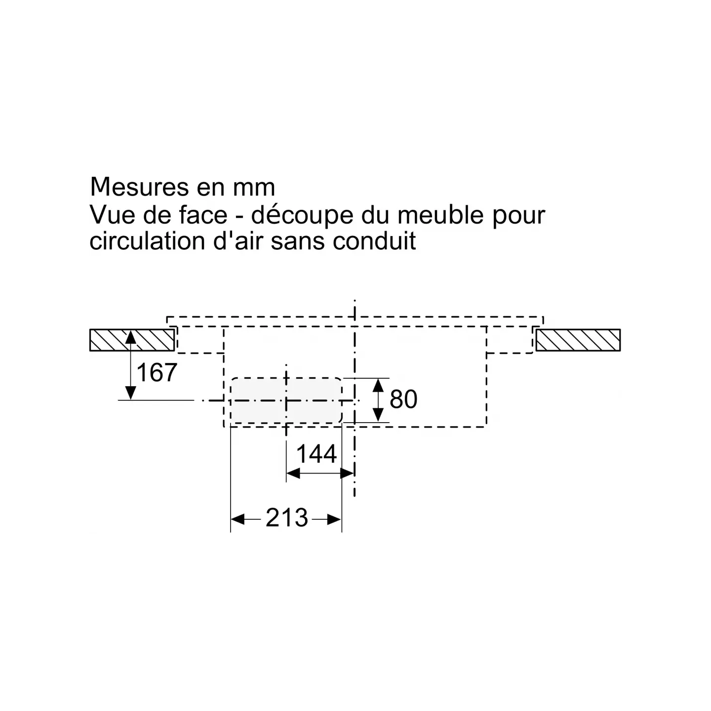 Plaque induction aspirante Bosch PVQ711H26E Série 6 | Nimestore