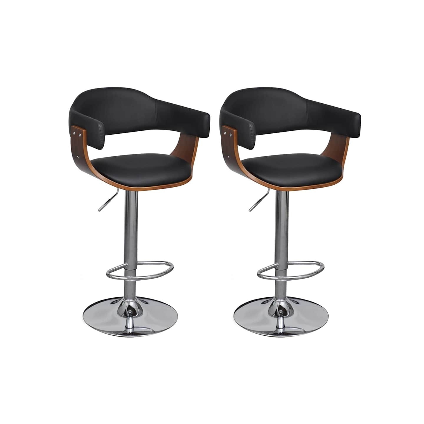Tabourets de bar lot de 2 similicuir