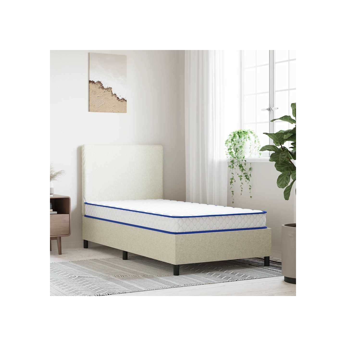 Matelas en mousse à mémoire de forme 200 x 90 x 17 cm doux
